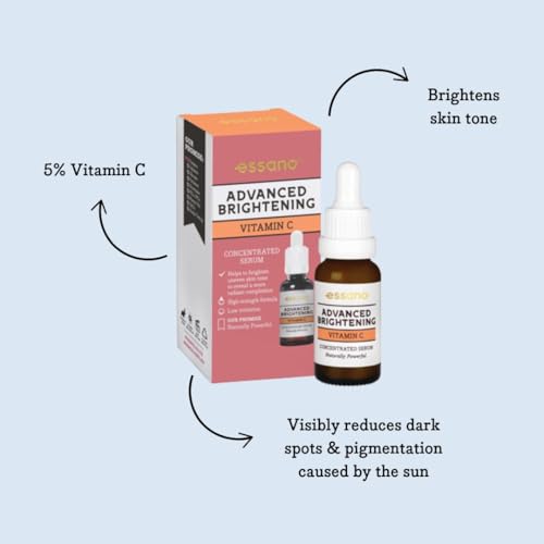 Essano Advanced Brightening Vitamin C Concentrated Serum - Helps Brighten Uneven Skin Tones - Made in New Zealand